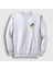 Unisex Beyaz Logo Python Developer Yazılımcı Sweatshirt 1