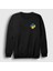 Unisex Siyah Logo Python Developer Yazılımcı Sweatshirt 1