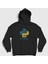 Unisex Siyah Logo V2 Python Developer Yazılımcı Kapüşonlu Sweatshirt 1