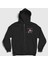 Unisex Siyah Mom Pink Floyd Sigmund Freud Fermuarlı Kapüşonlu Sweatshirt 1