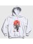 Unisex Beyaz Roronoa Zoro Anime One Piece Kapüşonlu Sweatshirt 1