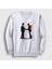 Unisex Beyaz Wish You Were Here Pink Floyd Sweatshirt 1