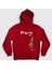 Unisex Kırmızı Merry Christmas Funny Yılbaşı Kapüşonlu Sweatshirt 1