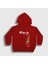 Unisex Çocuk Kırmızı Merry Christmas Funny Yılbaşı Kapüşonlu Sweatshirt 1