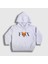 Unisex Çocuk Beyaz Logo Fox Tilki Kapüşonlu Sweatshirt 1