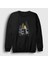 Unisex Siyah Caravan Camper Kamp Sweatshirt 1