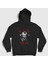 Unisex Siyah Float Pennywise Stephen King It Kapüşonlu Sweatshirt 1