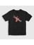 Unisex Çocuk Siyah Rock Drums Bateri T-Shirt 1