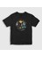 Unisex Çocuk Siyah Nature Camper Kamp T-Shirt 1