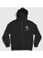 Unisex Siyah LED Zeppelin Jimmy Page Fermuarlı Kapüşonlu Sweatshirt 1