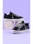 Kadın Siyah Taşlı Ortopedik Sneaker 1