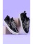 Kadın Siyah Taşlı Ortopedik Sneaker 2
