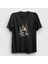 Unisex Siyah Caravan Camper Kamp T-Shirt 1