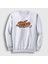 Unisex Beyaz Logo Oyun Street Fighter Sweatshirt 1