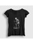Kadın Siyah La Mort Skull T-Shirt 1