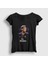 Kadın Siyah Psg Soccer Futbol Neymar Jr T-Shirt 1
