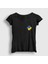 Kadın Siyah Logo Python Developer Yazılımcı T-Shirt 1