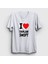 Unisex Beyaz I Love Taylor Swift T-Shirt 1