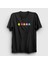 Unisex Siyah Pac Man Pacman T-Shirt 1