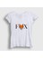 Kadın Beyaz Logo Fox Tilki T-Shirt 1