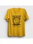 Unisex Sarı Listening To Pink Floyd T-Shirt 1