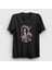 Unisex Siyah LED Zeppelin Skull Jimmy Page T-Shirt 1