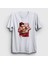Unisex Beyaz Strong V2 Anime Hanma Baki T-Shirt 1
