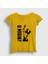 Kadın Sarı U Mirin Gym Fitness Zyzz T-Shirt 1