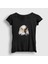 Kadın Siyah Eagle V2 Kartal T-Shirt 1