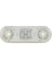 Formplas Oval Yan Işaret Lamba 17 Led'li 113MM 12V-24V Beyaz 1