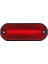 Formplas Oval Işaret Lamba Neon 12 Led'li 118MM 12V-24V Kırmızı 1