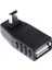 90 Aşağı Dik Açı Mini USB Erkek Ila Dişi Otg Adaptör Konnektörü (Yurt Dışından) 2