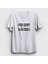 Unisex Beyaz Send Nudes Katlamalı Gizli Yazılı T-Shirt 1