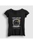 Kadın Siyah Listening To Pink Floyd T-Shirt 1