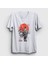 Unisex Beyaz Roronoa Zoro Anime One Piece T-Shirt 1