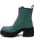 Amella Yeşil Kadın Deri Bot 4