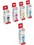 GI-490 Pixma G2415 4 Renk Orjinal Mürekkep Seti + 1 Mavi Hediye 1
