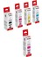 GI-490 Pixma G1416 4 Renk Orjinal Mürekkep Seti + 1 Kırmızı Hediye 1