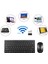 Casper Vıa T7D Uyumlu Kablosuz Wireless Taşınabilir Klavye Mouse Set Q Klavye Beyaz 5