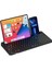 Apple iPad Pro 11 A2013 A1934 A1980 A1979 Uyumlu Kablosuz Standlı Şarjlı Bluetooth Touchpad Klavye Siyah 1