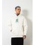 Oversize The Süper Mario Baskılı Kapüşonlu Sweatshirt Ekru 3