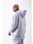 Oversize Cepli Kapüşonlu Sweatshirt Ice Lila 5