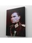 Atatürk Portre Tablosu Mustafa Kemal Atatürk Dikdörtgen Dekoratif Kanvas Tablo 1