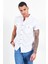 Beyaz Kısa Kol Erkek Gömlek | MJ22S111153 3