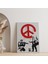 Bansky, Barış Işareti Yapan Askerler Kanvas Tablosu 3