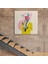 Çizgi Roman Kahramanı Kahvesini Yudumluyor Pop Art Kanvas Tablo 4
