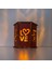 Ahşap Mdf Sevgililer Günü Love Tealight Aydınlatma 1