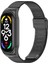 Xiaomi Mi Band 7 Uyumlu Metal Hasır (Klipsli) Yüksek Kalite Kordon Kayış 1
