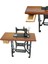 2pcs 1: 6 Süsler Için Minyatür Dikiş Makinesi Mobilya Modeli (Yurt Dışından) 1