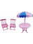 Simülasyon 16CM Minyatür Dollhouse Sandalye Plaj Aksesuarları Yatak Odası Dekor (Yurt Dışından) 2